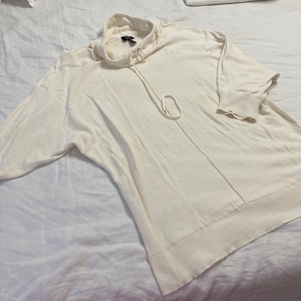 Off White Pullover Sweater